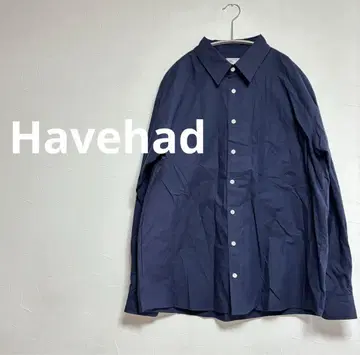 havehad 컴포트 셔츠 네이비 코튼 한국 남성용 S