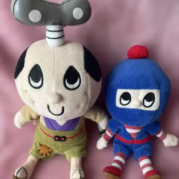 젠마이 자무라이 콩마루 봉제 인형 세트
