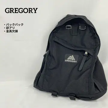 GREGORY 그레고리 백팩 백팩 블랙 하자품