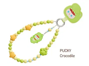 POPMART POP BEAN 모바일 폰 체인 PUCKY