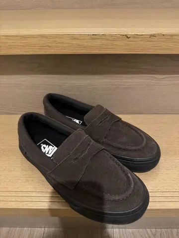 VANS 스웨이드 로퍼 브라운 23.5cm