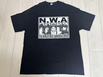 N.W.A 티셔츠 XL DR.DRE 랩 티 밴딩 티 구제 의류