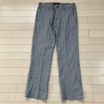 7.17 Wrangler 랭글러 팬츠 체크 그레이 30