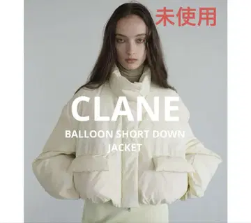 CLANE BALLOON SHORT DOWN JACKET 화이트