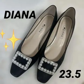 다이애나 펄 비쥬 버클 펌프스 로우 힐 23.5cm