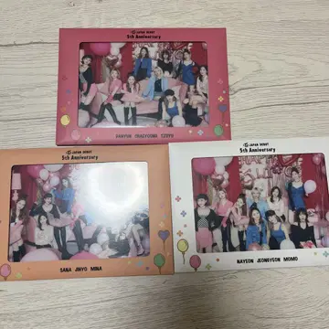 K-POP 5th Anniversary 사진 3장 세트
