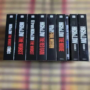 HIGH&LOW DVD 세트