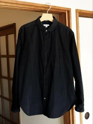 엔지니어드 가먼츠 블랙 셔츠 M 둥근 카라