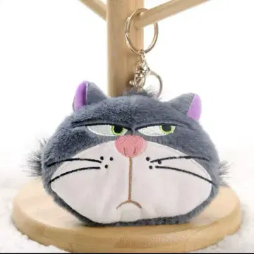 키체인 마스코트 신데렐라 루시퍼 페이스 고양이
