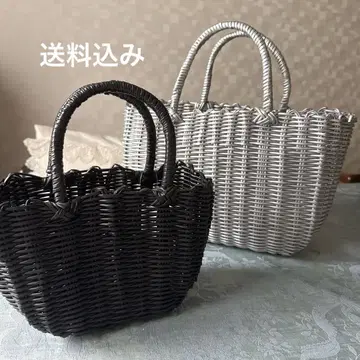 pp 백 대소 2개 여름 바스켓백 마린백 아웃도어 세련된 바스켓백