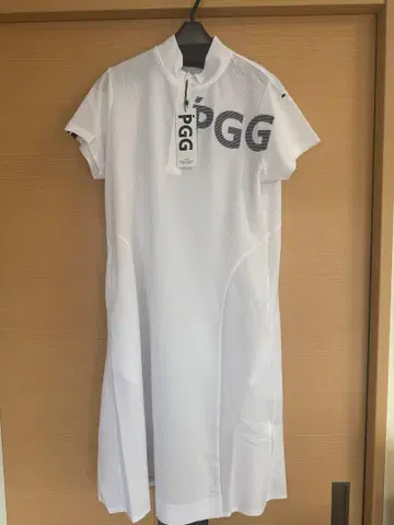 PGG 화이트 반팔 원피스