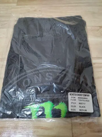 MONSTER ENERGY 티셔츠 M 블랙