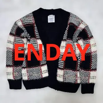 새상품급 ENDAY 엔데이 가디건 아우터 프리 사이즈 버튼 없음