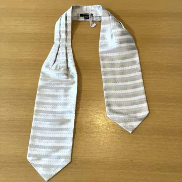 남성용 넥타이 결혼식 관혼상제 실버 포멀