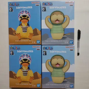 원피스 카루쿠후지곤 SOFVIMATES 2종 4개 세트