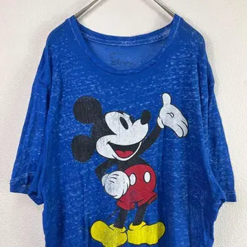 미국 구제 의류 디즈니 Disney 미키마우스 mickey 티셔츠 파랑