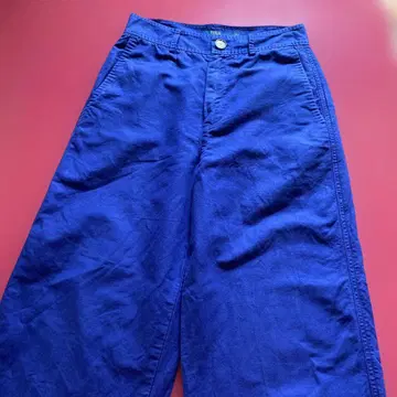 랄프 로렌 와이드 팬츠 블루 치노 팬츠 사이즈 2