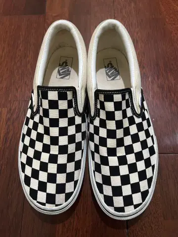 VANS SLIP-ON 슬립온 체커 화이트 블랙 체크 반스