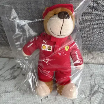 Ferrari 봉제 인형 베어 레이싱 수트