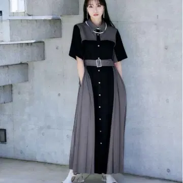 HARE 모듬 플리츠 원피스 F