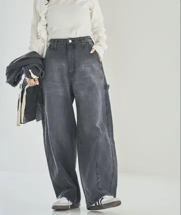 coen 페인터 커브 데님 다크 그레이 M