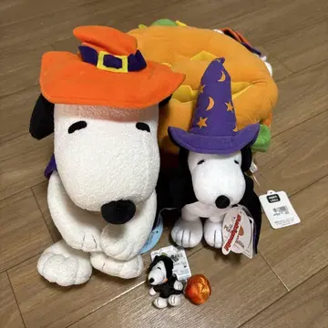 스누피 할로윈 봉제 인형 세트