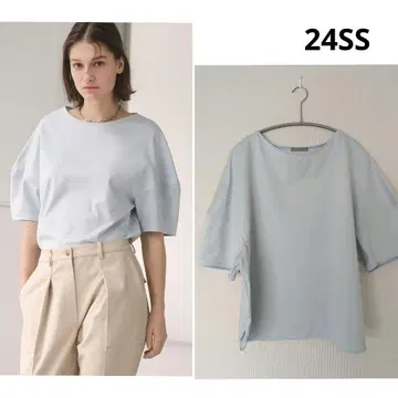 새상품급 띠어리 럭스 24SS 바살트 아디나 구조적인 디자인