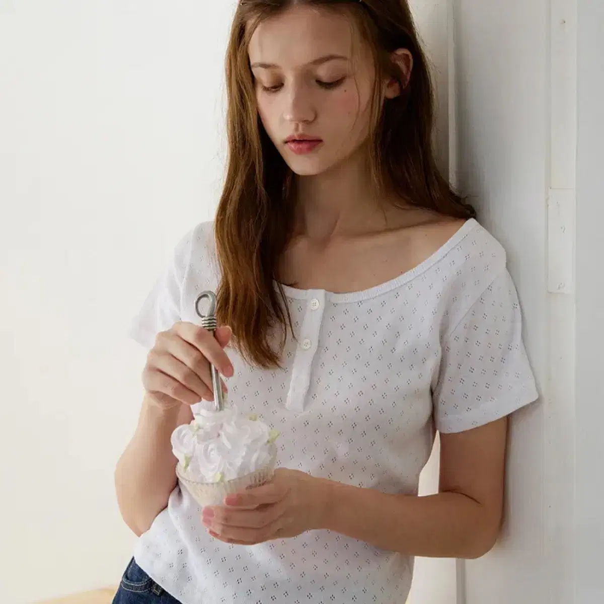 ★LETTER FROM MOON★ [Jeongrin PICK!] Letters Two Way Slim T Letters Slim Half Cardigan ( 4 colors ) - LETTER FROM MOON