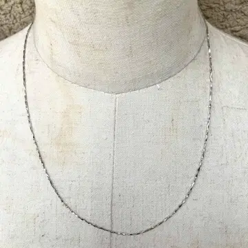 SILVER925 SCREW CHAIN NECKLACE/실버 목걸이