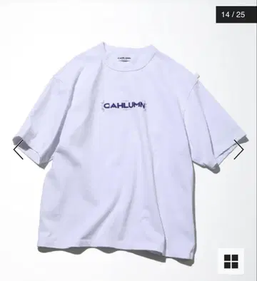 CAHLUMN 카우람 로고 잠자리 로고 티셔츠