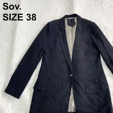 sov. 소브 테일러드 자켓 스트라이프 레이온 (1123)