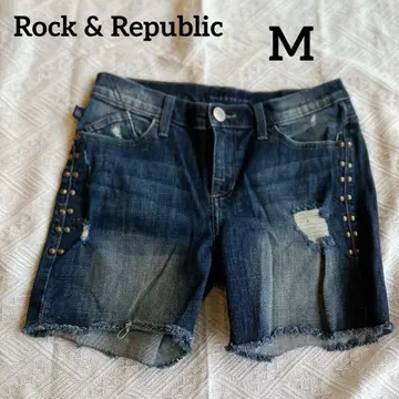Rock & Republic [M] 데미지 데님 숏 팬츠 데님