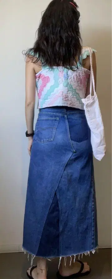 vintage levis 리메이크 데님 스커트