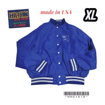 숏기장 USA제 블루종 점퍼 XL 블루 HILION