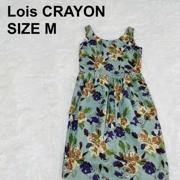 lois crayon 로이스크레용 꽃무늬 원피스 슬리브리스 (162)