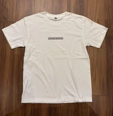 GOODENOUGH 체크 무늬 g 로고 티셔츠 L