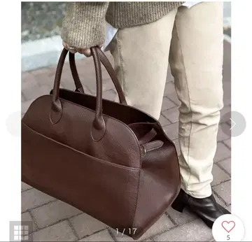 보스턴 백 다크 브라운 고베 레터스