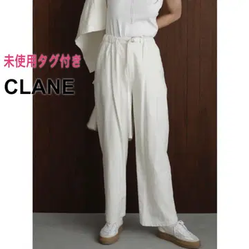 미사용 택 포함 CLANE 클라네 벨트 루즈 스트레이트 팬츠 1
