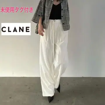 미사용 택 포함 CLANE 클라네 벨트 루즈 스트레이트 팬츠 1
