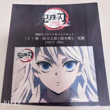 귀멸의 칼날 장면 스퀘어 캔뱃지 타키히메