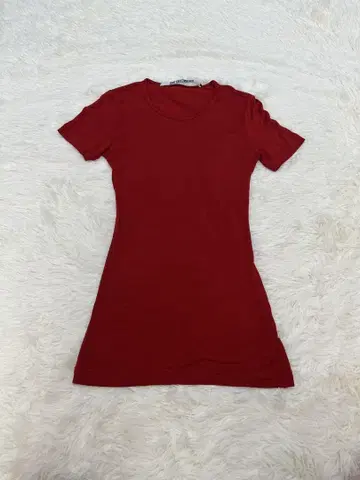 딕 비켐버그 레이디스 이탈리아제 레드 티셔츠 반팔 미사용에 가까운