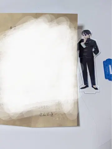 와이텔즈 시간을 달리는 편지 캔 캔 없음 꽃 용 기차 아크릴 스탠드