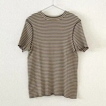 THE SHINZONE 신존 MULTI BORDER TEE 브라운