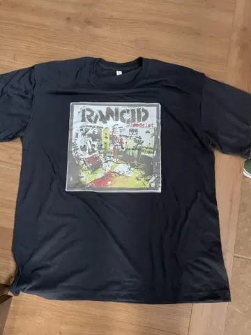 Rancid 그래픽 티셔츠 XL 블랙
