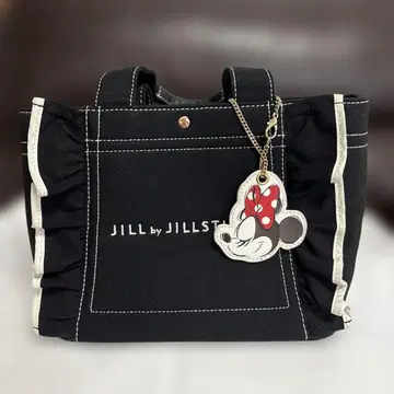 JILLSTUART 블랙 핸드백 미니 마우스 참 포함