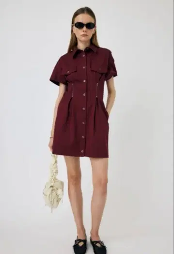 moussy 원피스 빨간색