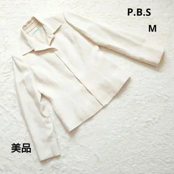 새상품급 P.B.S. 피비에스 아이보리 긴팔 자켓 M
