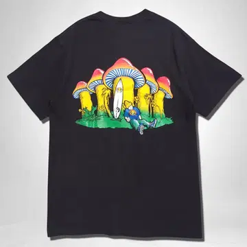 매직 머쉬룸 음양 그레이트풀 데드 90s USA제 티셔츠