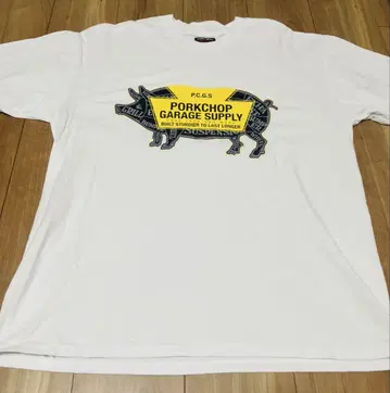 PORKCHOP GARAGE SUPPLY 로고 PORK TEE