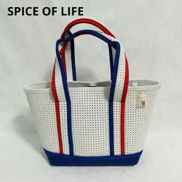 SPICE OF LIFE 라이트 토트백 미니 메쉬 백 트리코로